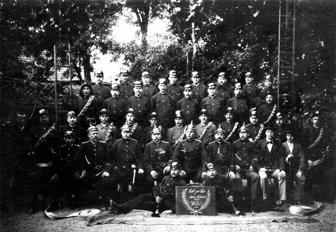 1901 - die vollständigen Mitglieder der damaligen Feurwehr